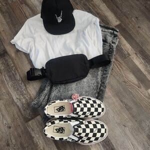 Vans Era Checkerboard Slip Ons